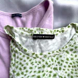 Brandy Melville, two crop tops
